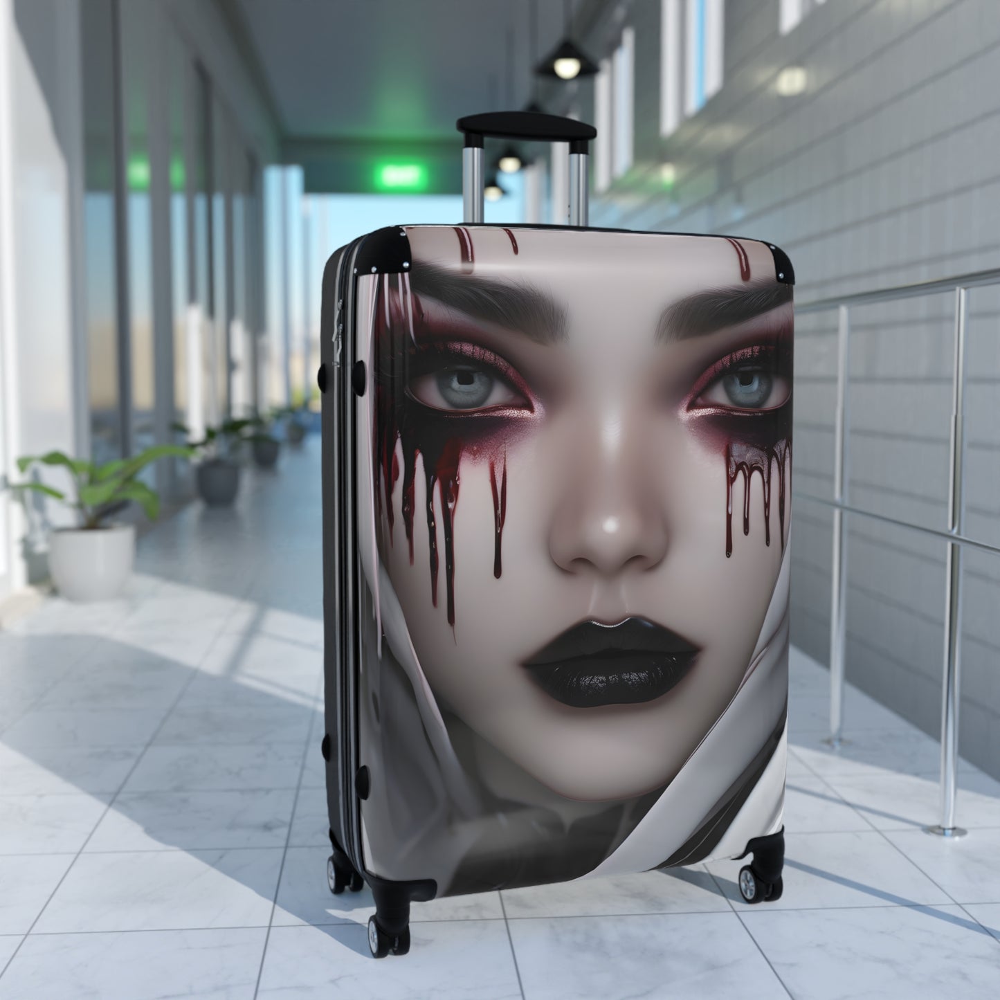 Travel Suitcase - Stylish Gothic Design for Adventurers