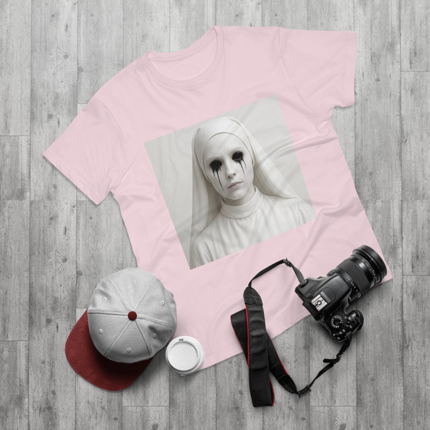 Spooky Art Tee, Unisex Graphic T-shirt, Halloween Costume, Horror Aesthetic Shirt, Creepy Vintage Look Top