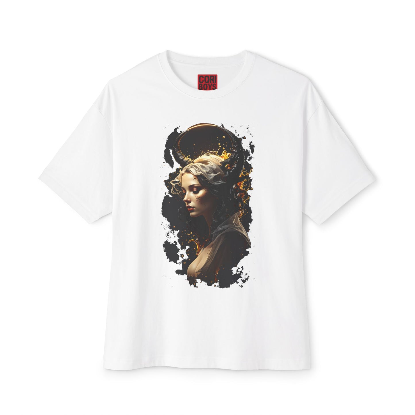 Artistic Oversized Tee with Abstract Portrait, Unisex Graphic Tee, Casual Streetwear, Perfect Gift for Art Lovers, Unique Summer Shirt