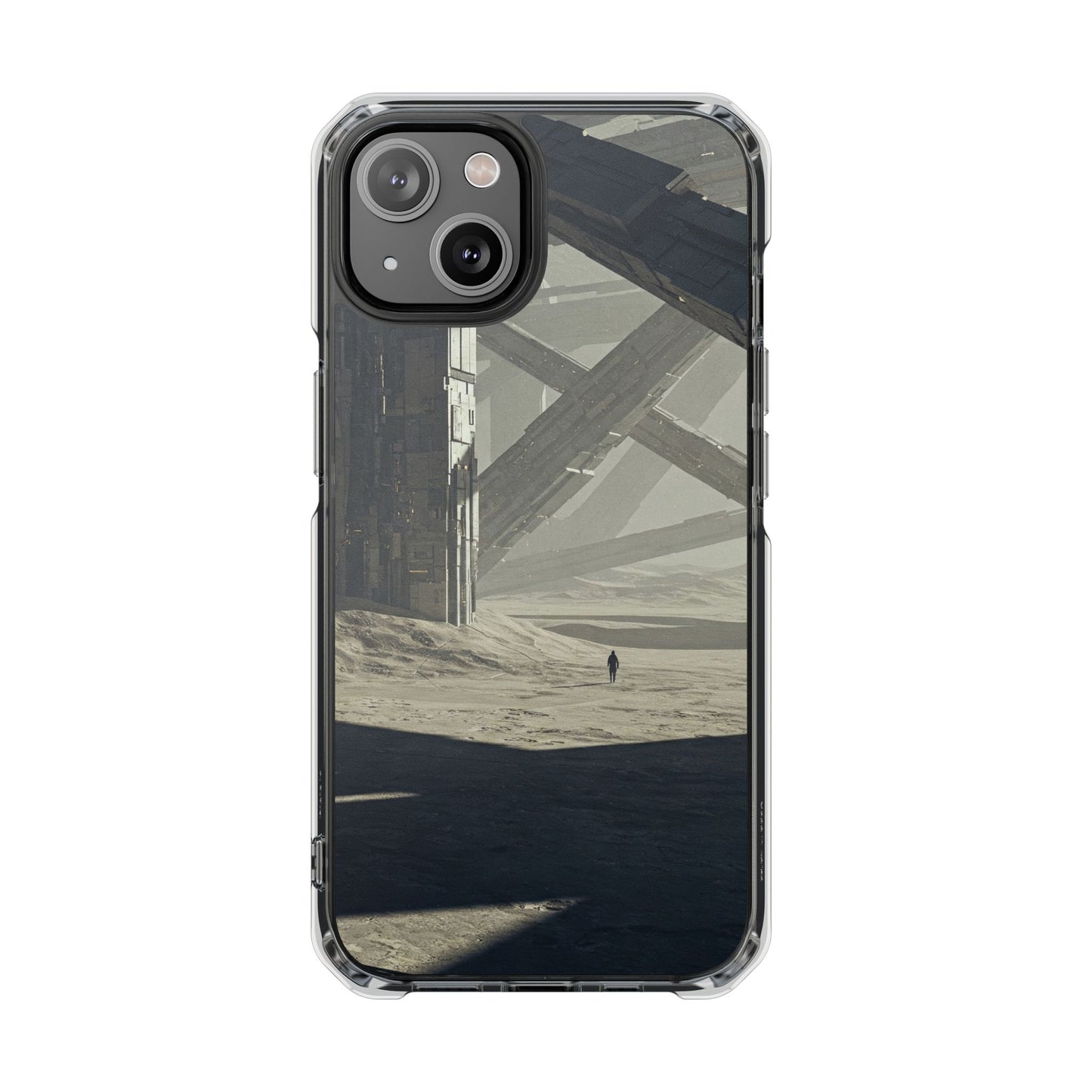 Magnetic Clear Impact Cases - Aesthetic Phone Protection, Unique Gift for Tech Lovers, Sleek Design for Minimalists