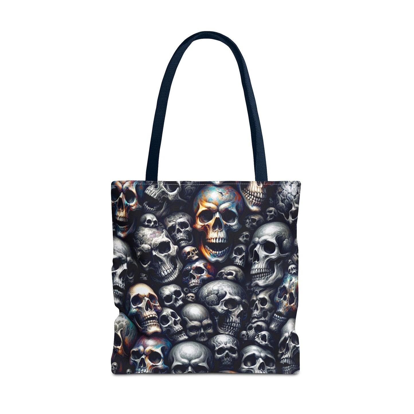 Gothic Skull Tote Bag | Gift for Halloween, Alternative Fashion, Edgy Eco-Friendly Bag, Casual Everyday Use