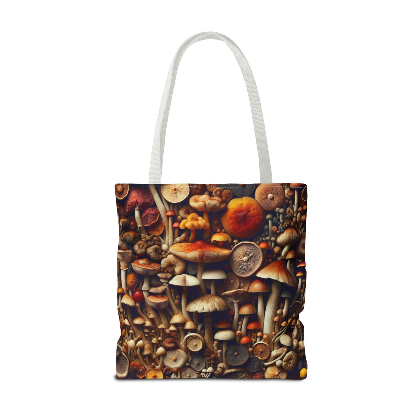 Mushroom Print Tote Bag - Eco-Friendly, Stylish, Nature-Inspired, Perfect for Gifting, Everyday Use, Farmers Market, Bohemian Vibe