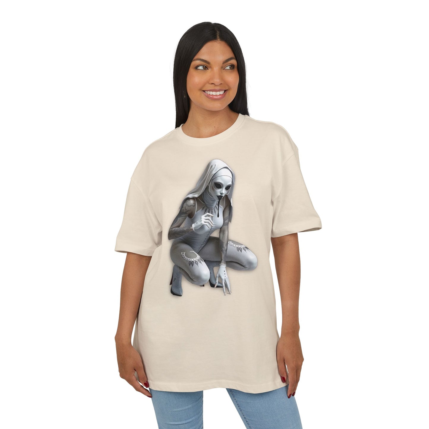 Horror Unisex Heavy Oversize Tee - Casual Streetwear