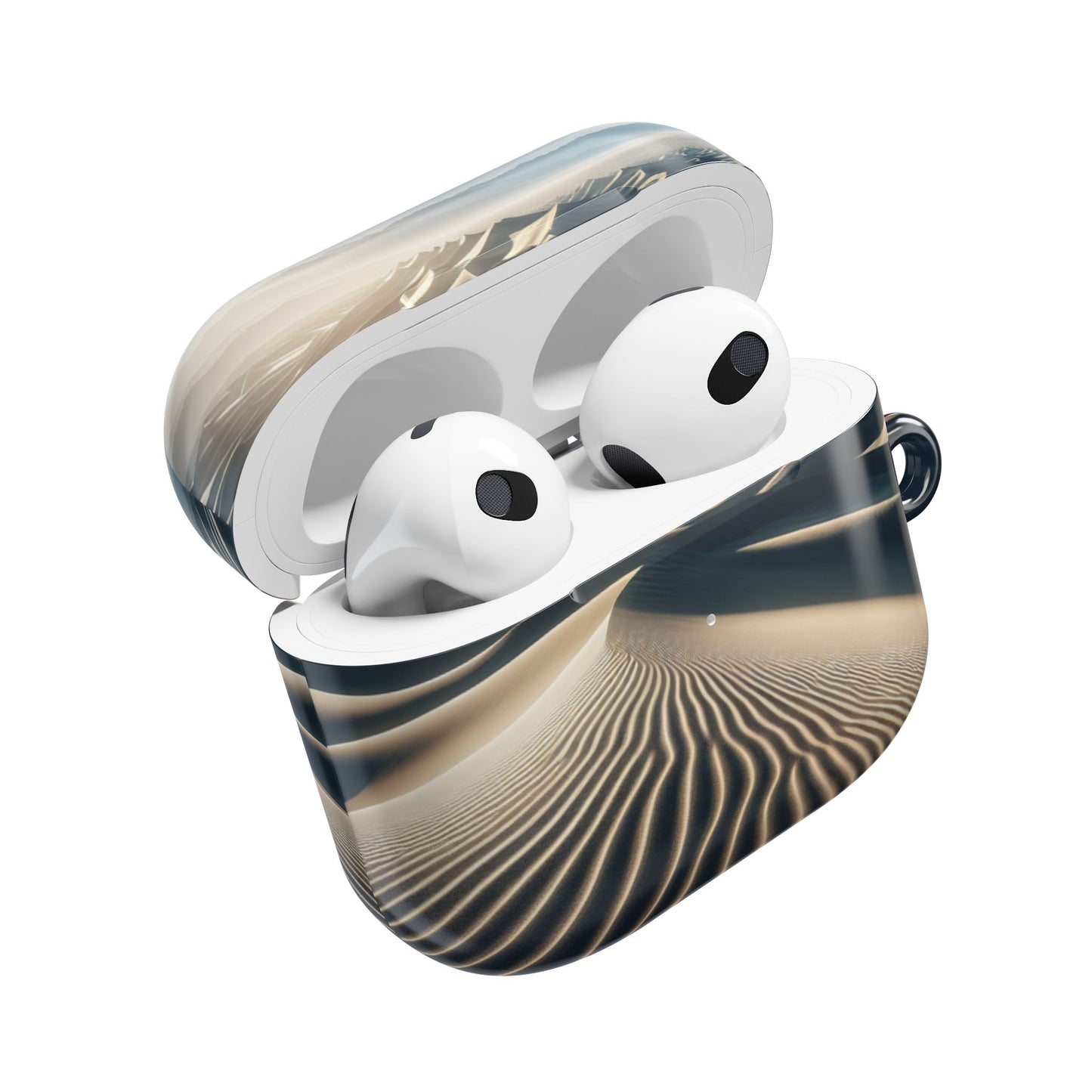 Desert Dunes AirPod Case - Nature Inspired, Unique Tech Accessory for Music Lovers, Gift for Travelers, Stylish Earbud Cover