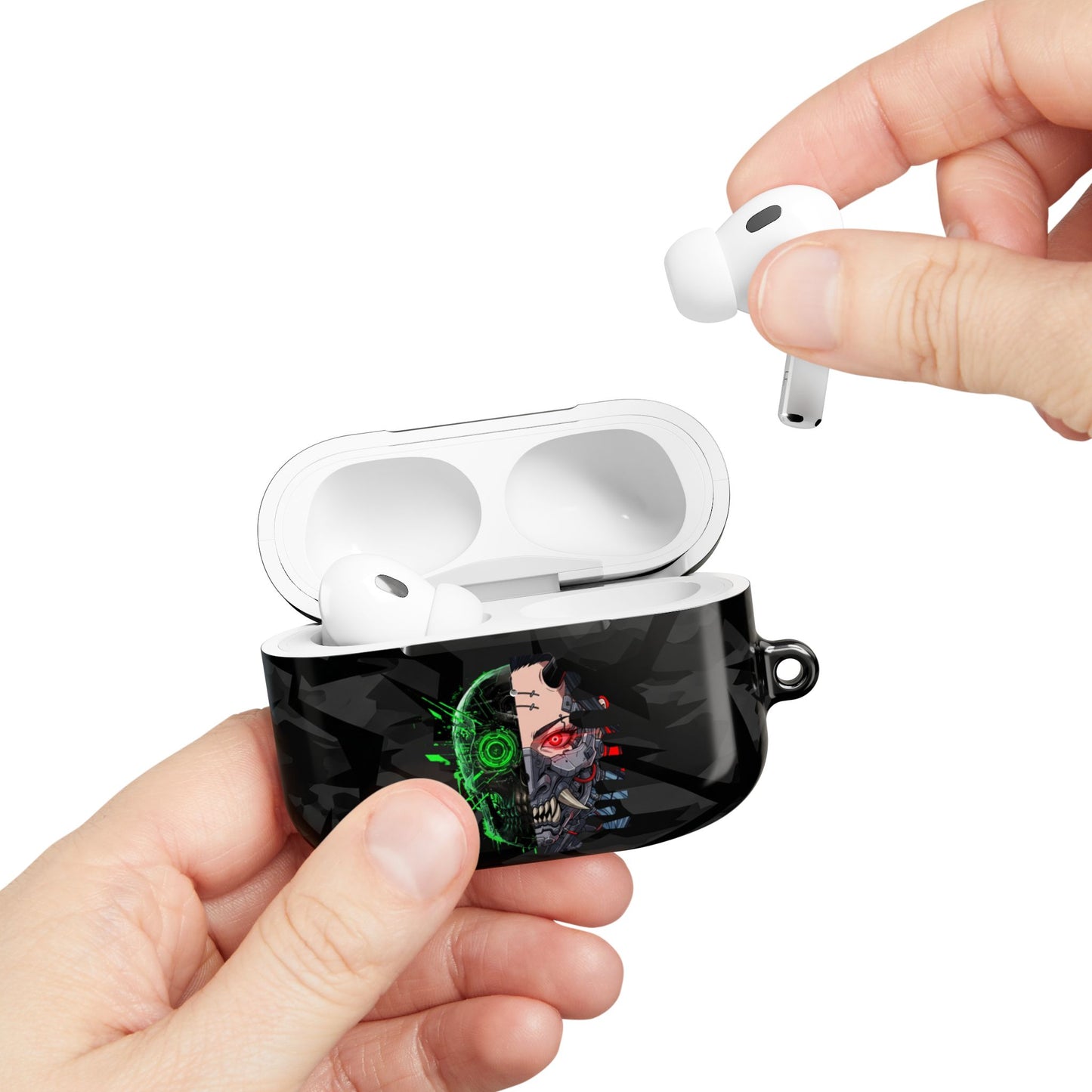 Edgy AirPod Case for Stylish Protection, Gift for Tech Lovers, Accessories for Gamers, Modern Decor, Trendy Tech Gifts