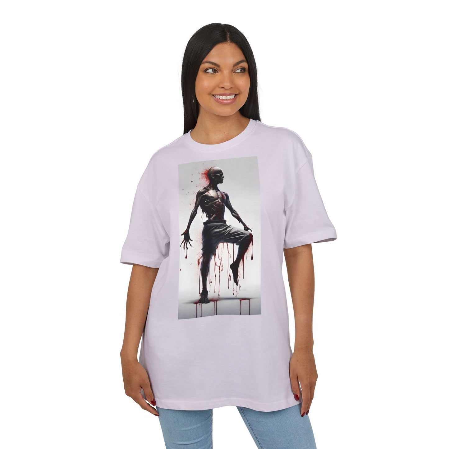 Bold Artistic Unisex Tee, Casual Street Style Shirt, Comfortable Graphic Top, Gift for Art Lovers, Unique Fashion Statement