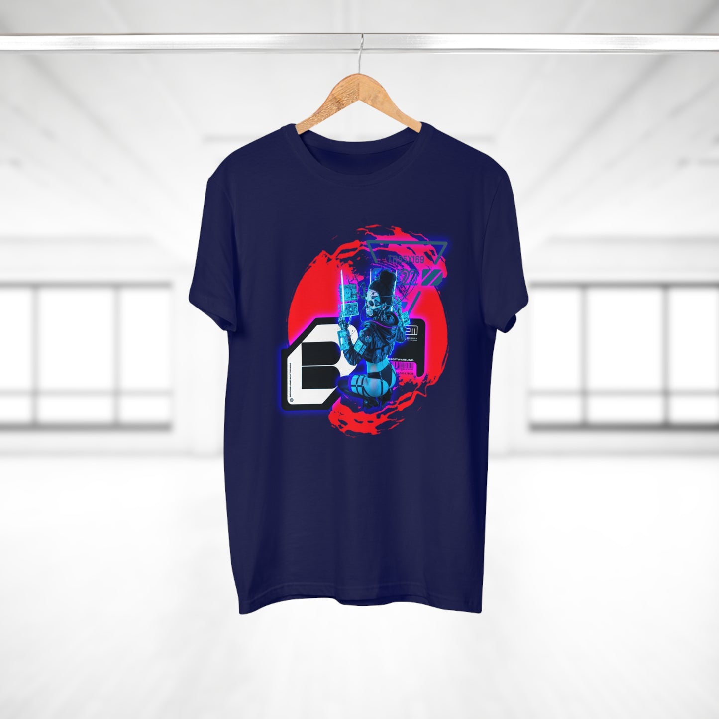 Futuristic Graphic Tee, Urban Outfit, Cyberpunk Style T-shirt, Men's Streetwear, Casual Wear, Gift for Tech Lovers
