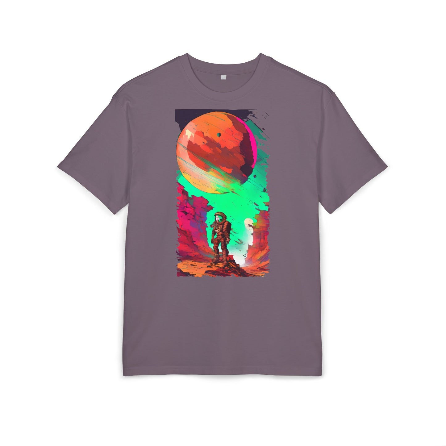 Cosmic Adventure Unisex Heavy Oversize Tee - Perfect for Space Lovers, Casual Style, Gift for Her, Him, Unique Graphic Tee, Sci-Fi Fashion