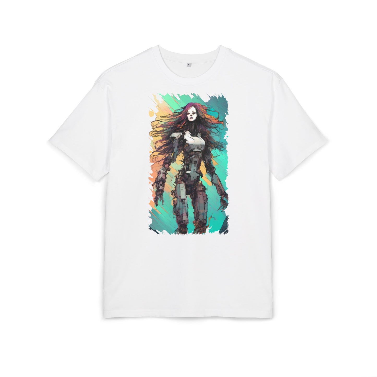 Artistic Graphic Tee, Casual Oversize Top, Unique T-Shirt Gift, Trendy Streetwear, Creative Fashion Statement