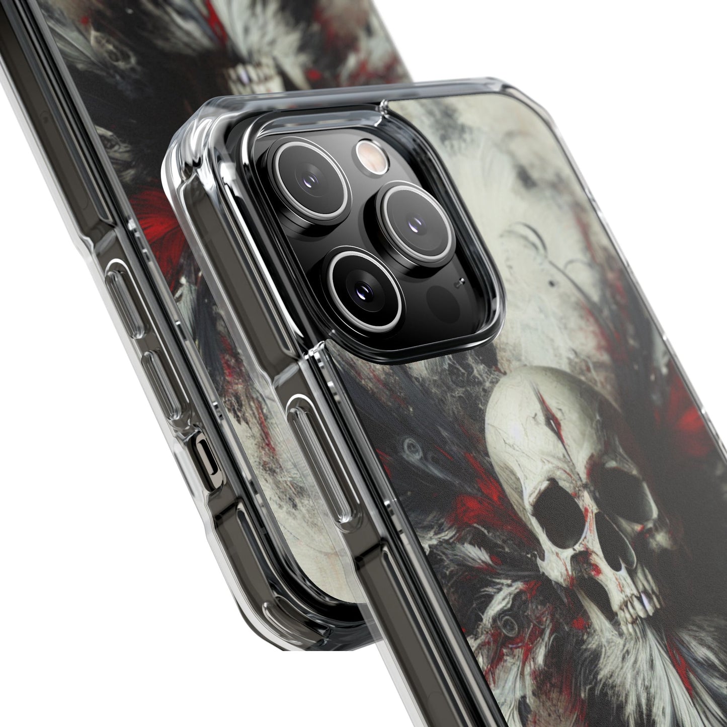 Gothic Skull Phone Case, Unique iPhone Cover, Edgy Smartphone Protector, Halloween Gift, Alternative Accessories