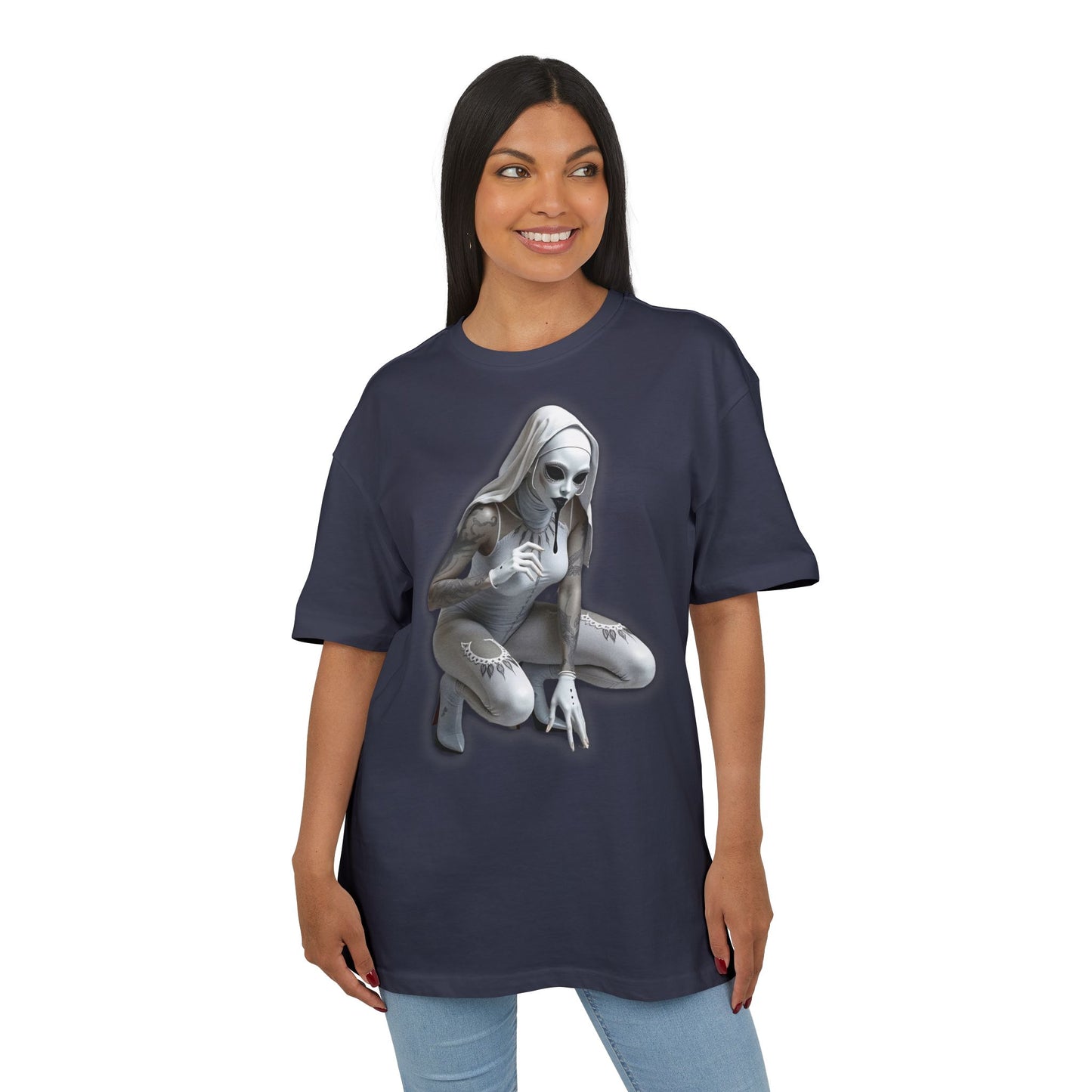 Horror Unisex Heavy Oversize Tee - Casual Streetwear