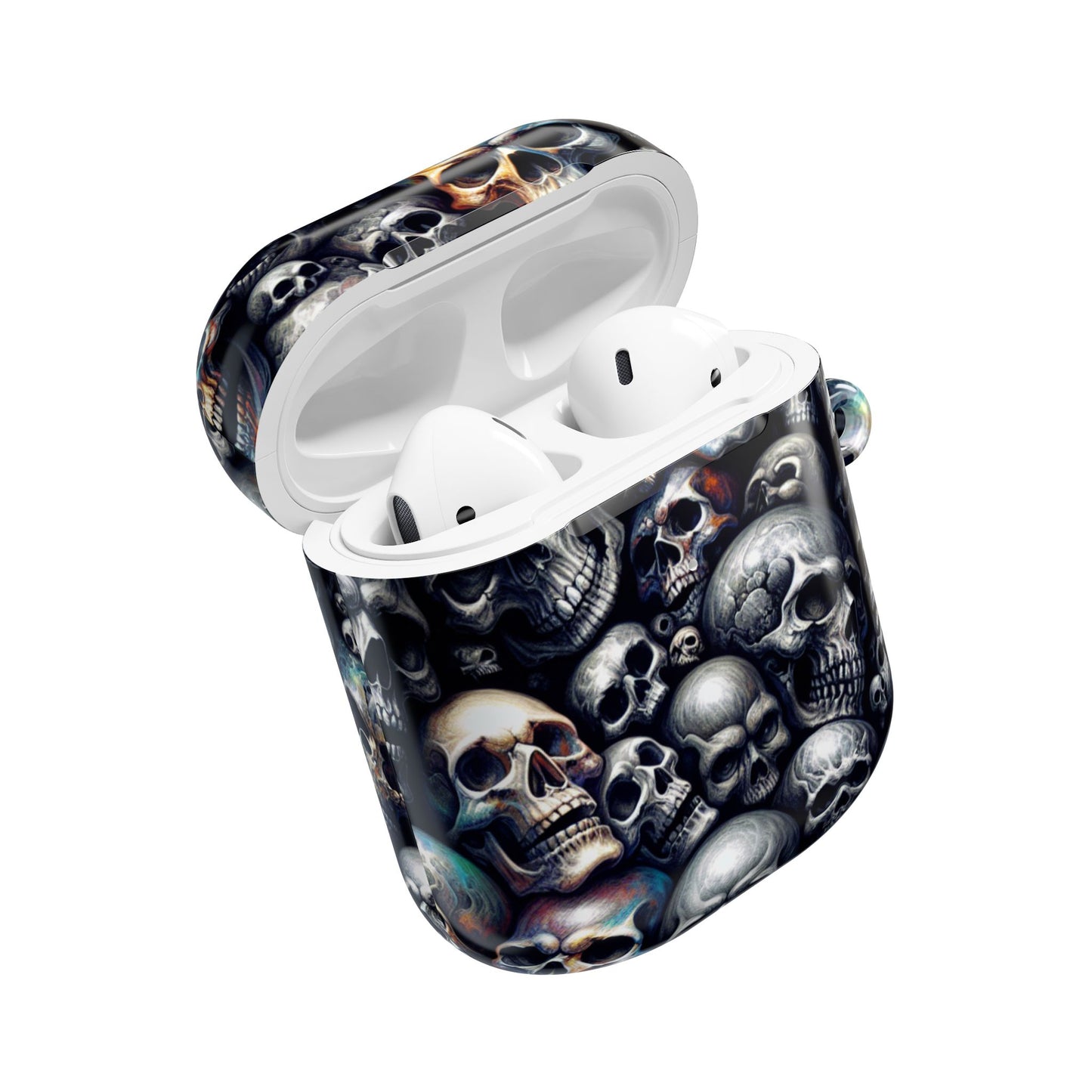 Gothic Skull AirPod Cases - Edgy Accessories for Music Lovers, Unique Gift for Teens, Halloween, Gothic Style, Skull Designs