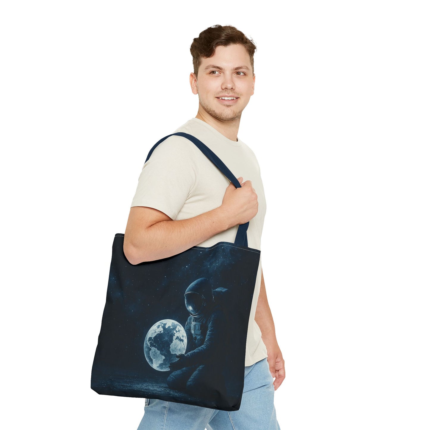Cosmic Dreams Tote Bag | Astronaut Design, Space Lover Gift, Eco-Friendly Carryall, Stylish Everyday Tote, Unique Space Art