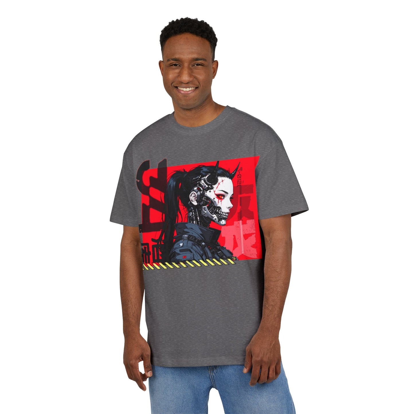 Cyber Edgy Oversize T-Shirt