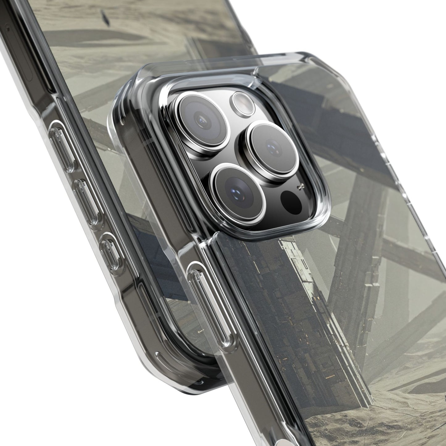 Magnetic Clear Impact Cases - Aesthetic Phone Protection, Unique Gift for Tech Lovers, Sleek Design for Minimalists