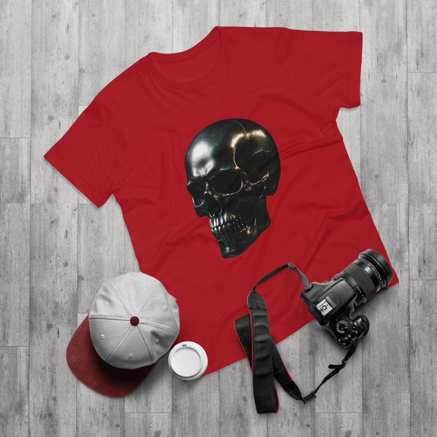 Gothic Skull Unisex T-Shirt, Edgy Graphic Tee, Halloween Apparel, Men's Casual Wear, Gift for Him