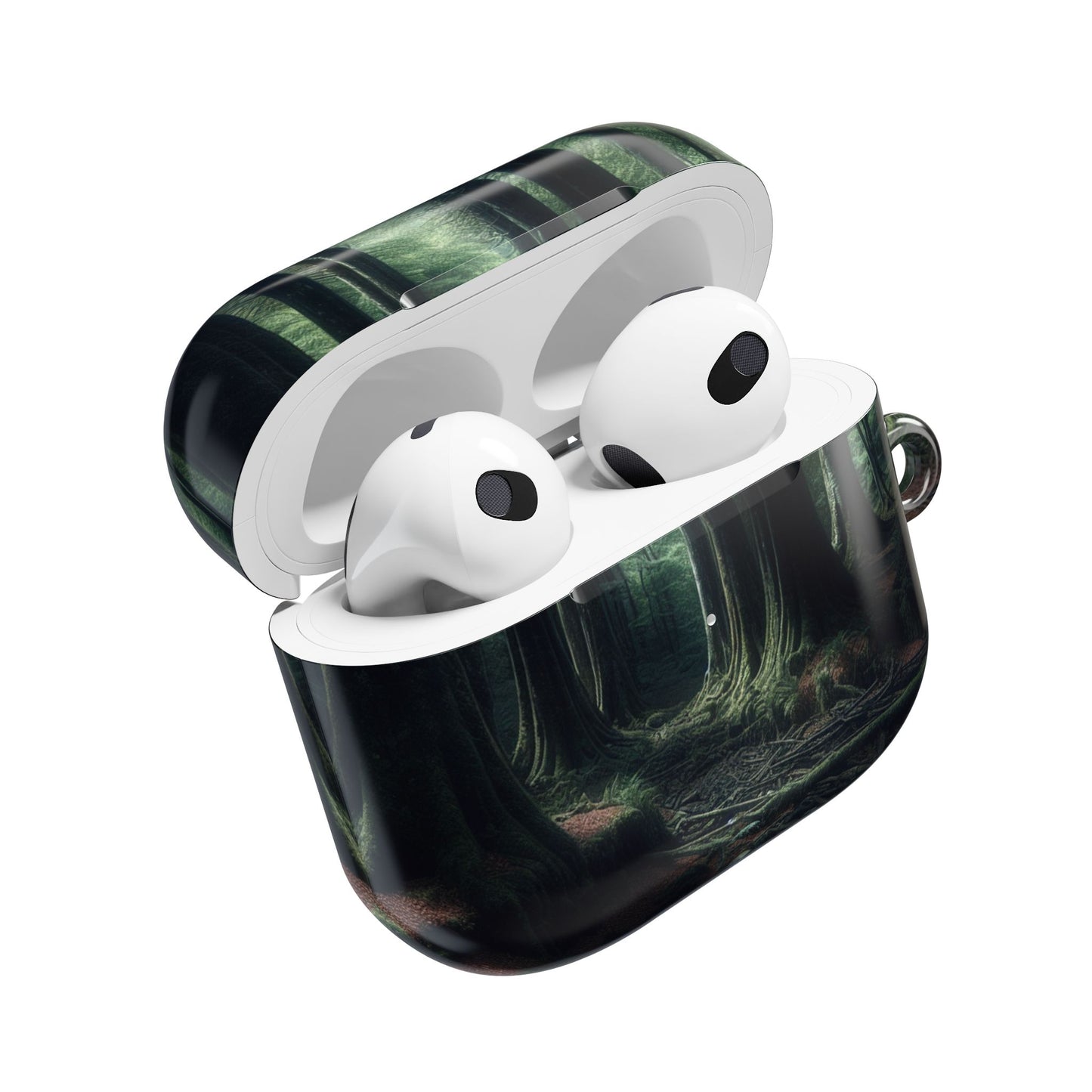 Nature-Inspired AirPod Cases, Forest Style Protective Cover, Eco-Friendly Gift for Nature Lovers, Tech Accessory for Travel