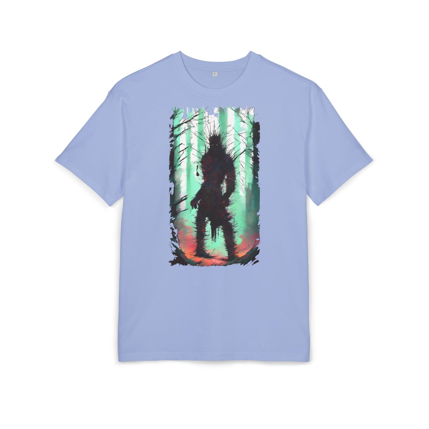 Unisex Oversized Graphic Tee with Forest Silhouette | Comfy Casual Wear, Gift for Nature Lovers, Ideal for Camping, Hiking, Everyday Style