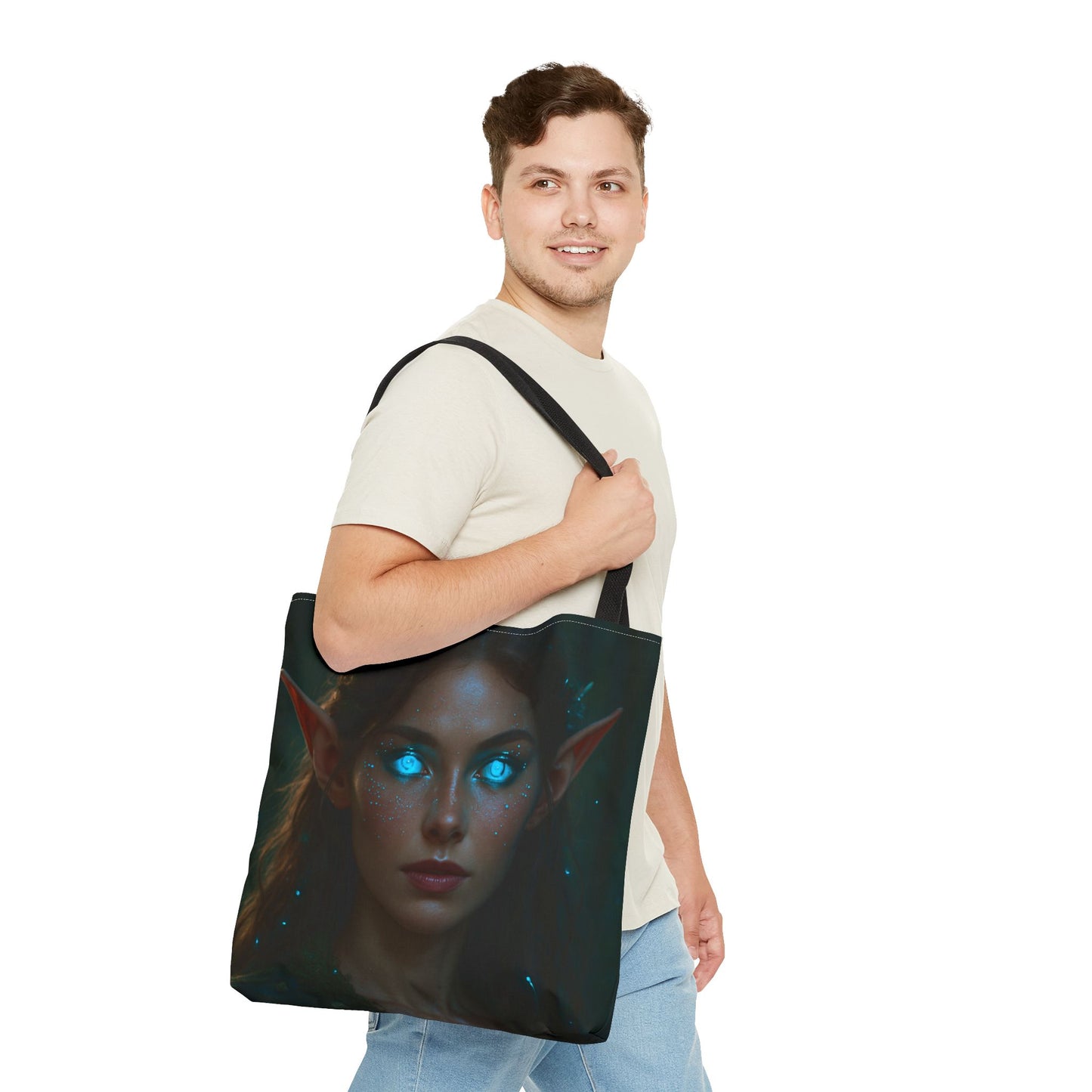 Enchanted Elf Tote Bag | Mystical Shopping Bag, Fantasy Artwork, Gifts for Her, Eco-Friendly Bag, Boho Chic Accessory