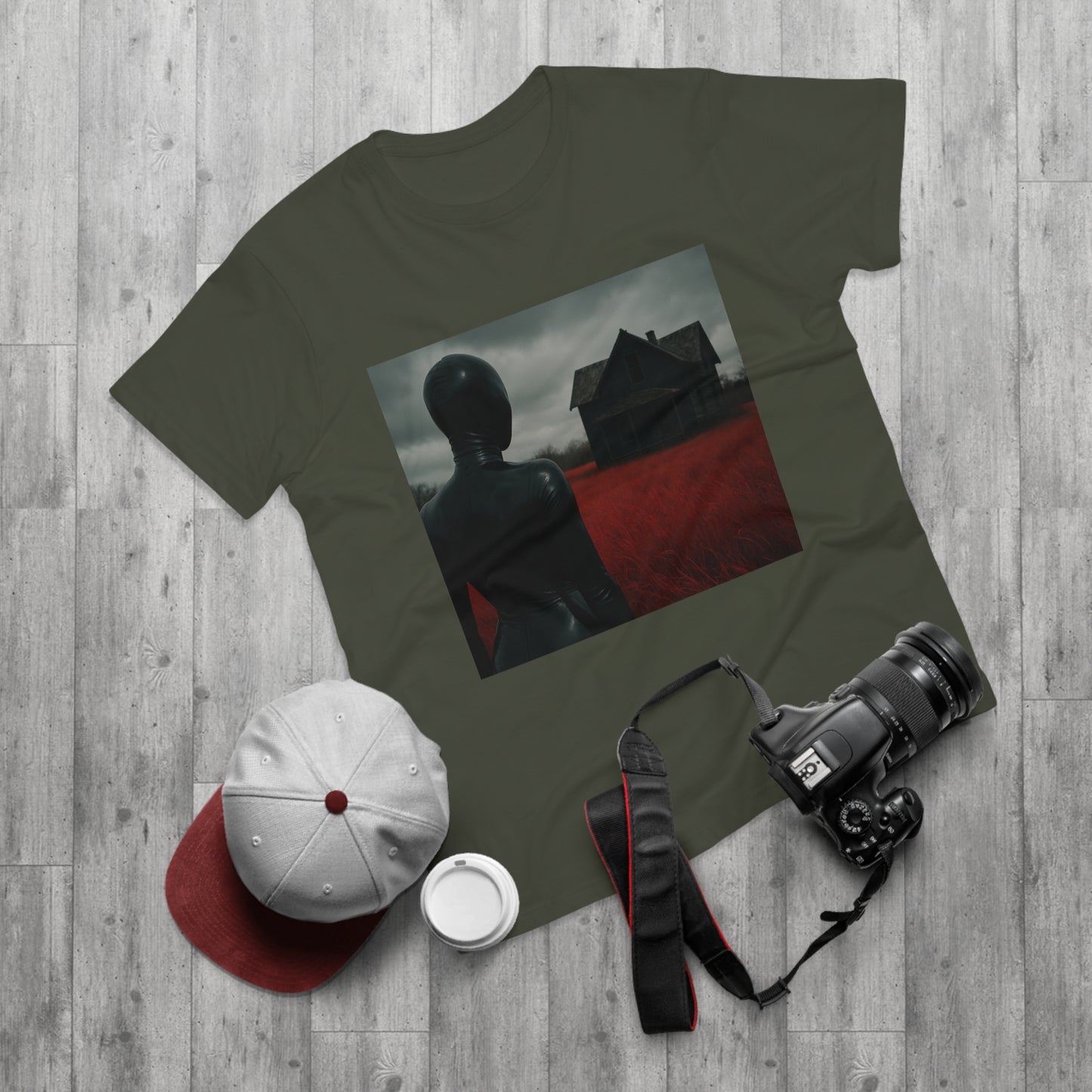 Mysterious Landscape Unisex T-Shirt - Casual Wear, Artistic Tee, Unique Gift, Streetwear, Home Decor, Graphic Shirt
