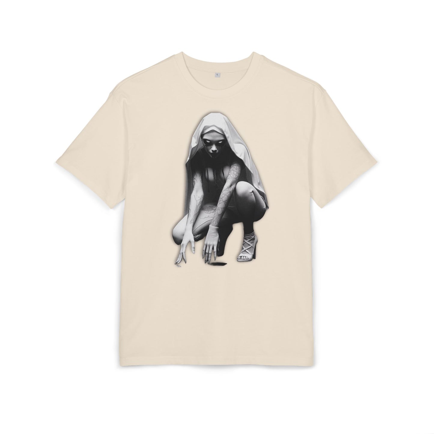 Urban Style Unisex Heavy Oversize Tee with Edgy Design