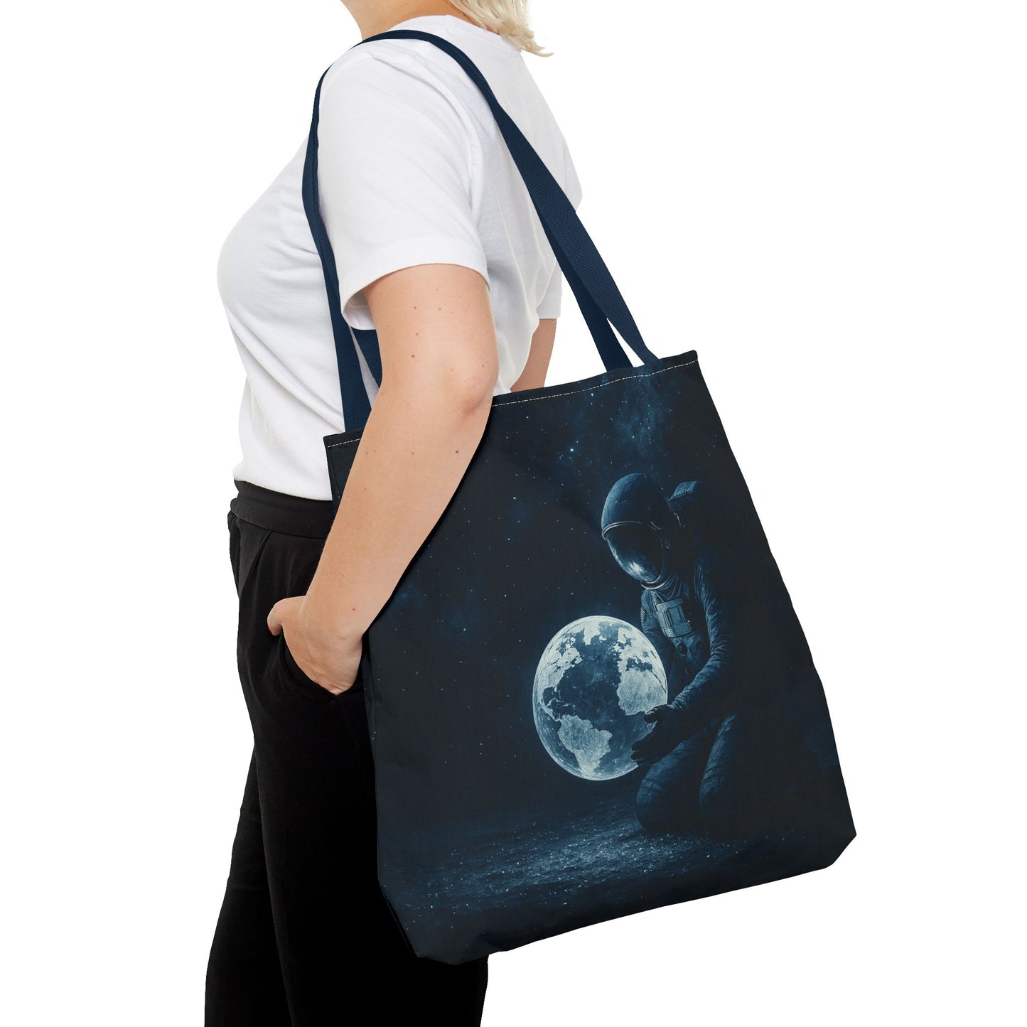 Cosmic Dreams Tote Bag | Astronaut Design, Space Lover Gift, Eco-Friendly Carryall, Stylish Everyday Tote, Unique Space Art