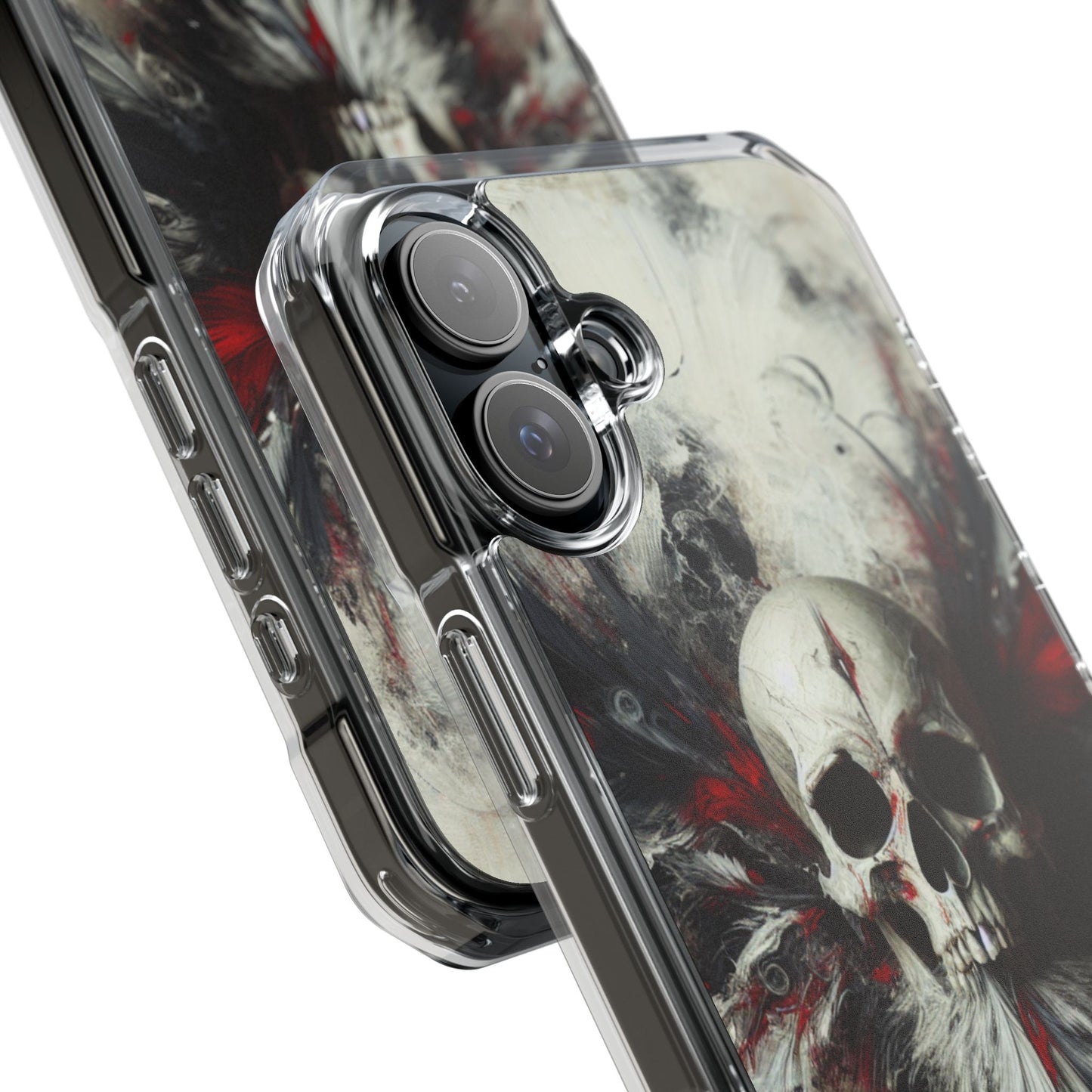 Gothic Skull Phone Case, Unique iPhone Cover, Edgy Smartphone Protector, Halloween Gift, Alternative Accessories