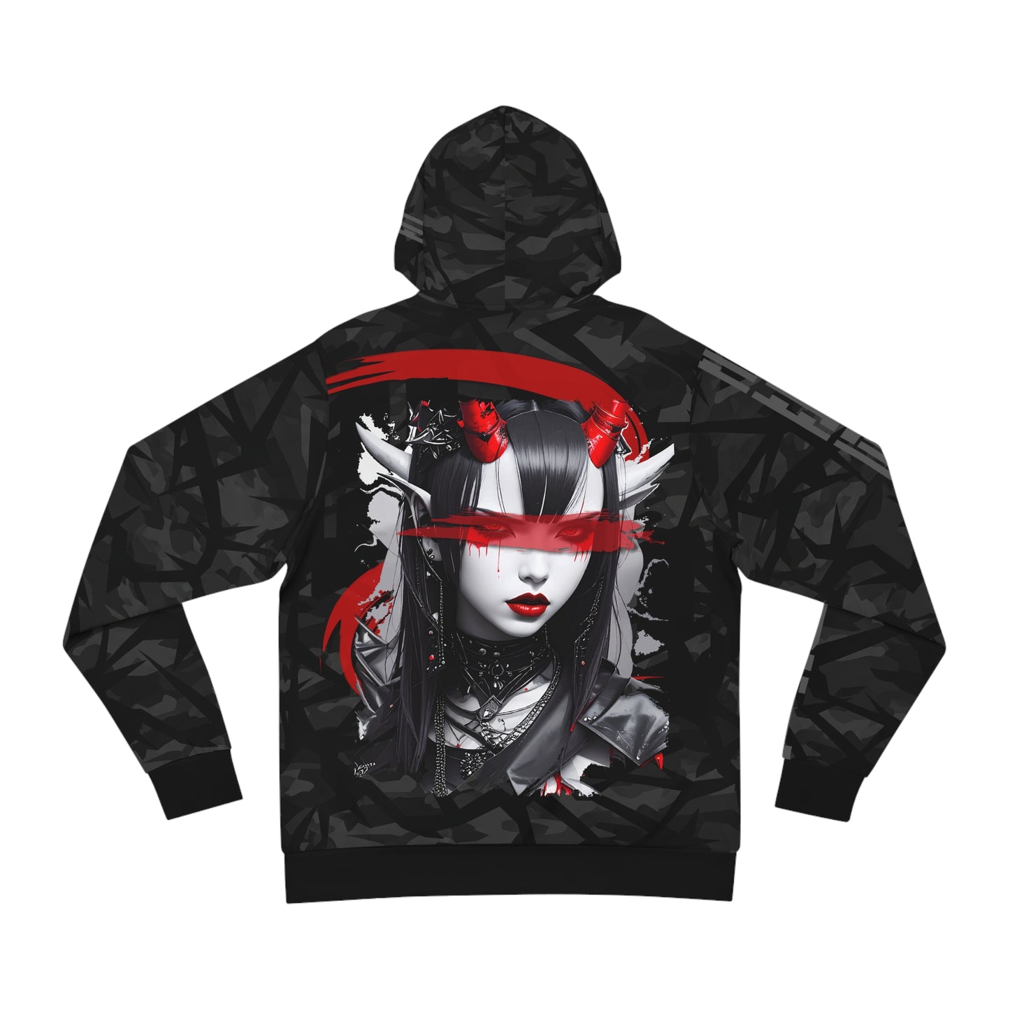 Edgy Streetwear Hoodie, Urban Fashion, Graphic Sweatshirt, Statement Piece, Gothic Apparel, Perfect for Gifting