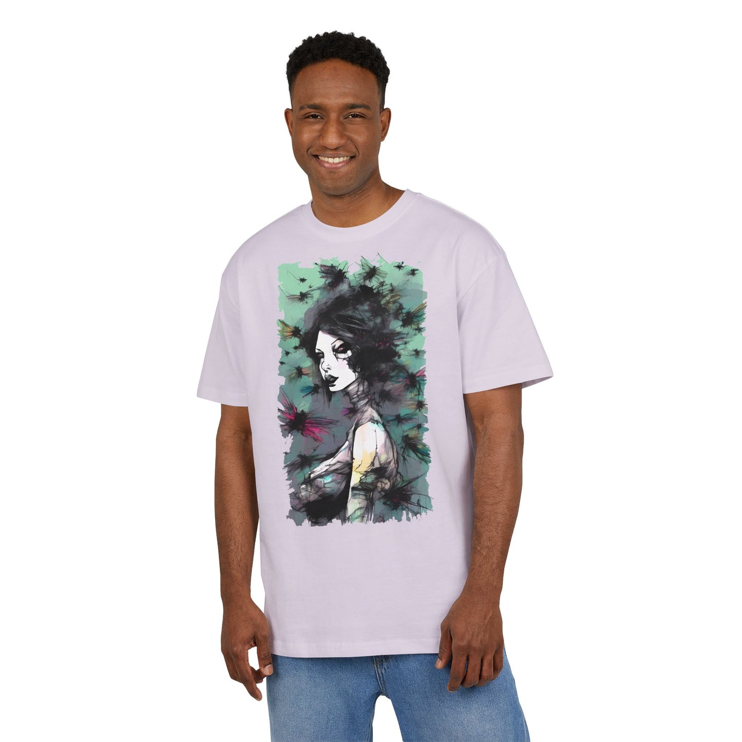 Artistic Oversize Tee - Unique Graphic Shirt for Creative Souls, Comfortable Fashion for Art Lovers, Unisex Casual Wear