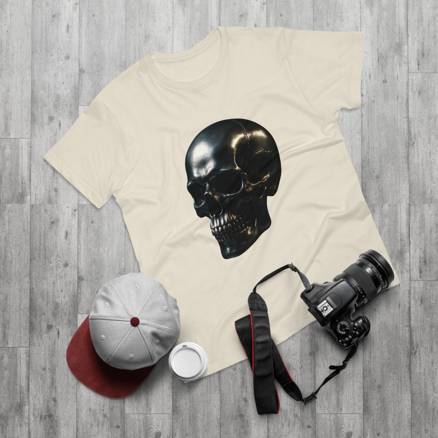 Gothic Skull Unisex T-Shirt, Edgy Graphic Tee, Halloween Apparel, Men's Casual Wear, Gift for Him