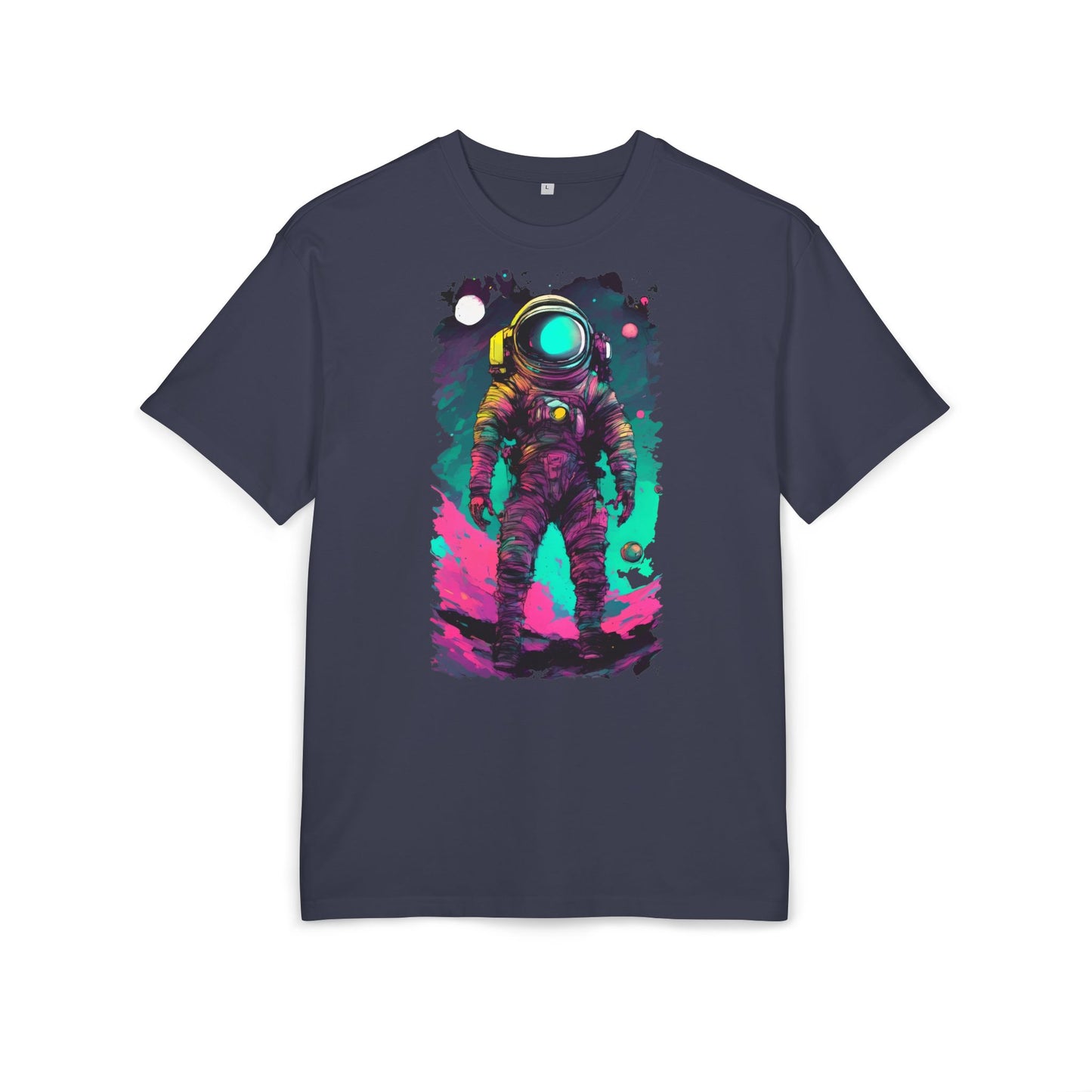 Cosmic Astronaut Tee, Unisex Oversize Tee, Space Graphic Shirt, Retro Astronaut T-Shirt, Gift for Space Lovers, Unique Graphic Tee