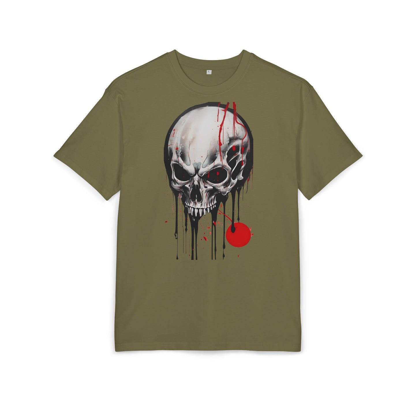 Gothic Skull Oversized Tee - Trendy Streetwear for Music Lovers, Grunge Style, Halloween Costume, Alternative Fashion, Graphic Tee