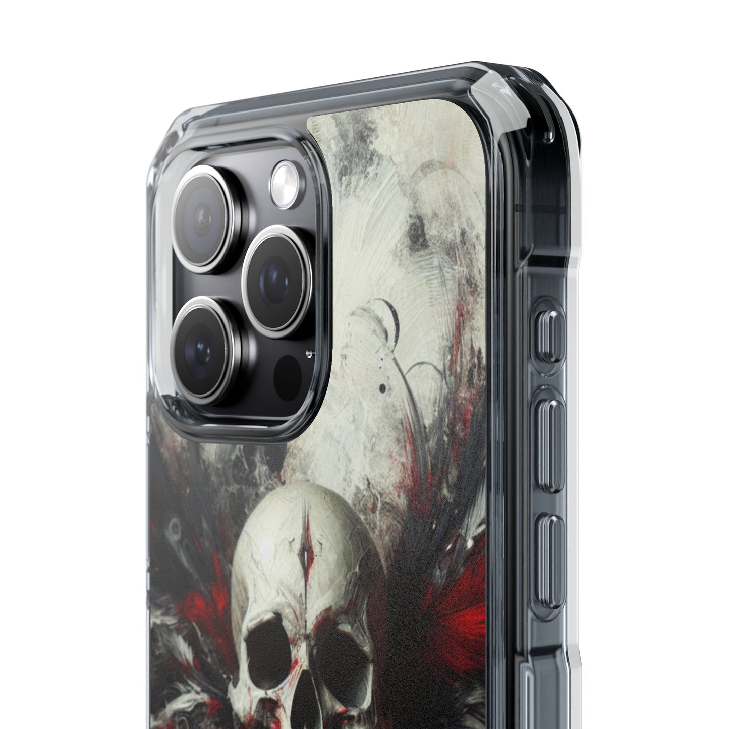 Gothic Skull Phone Case, Unique iPhone Cover, Edgy Smartphone Protector, Halloween Gift, Alternative Accessories