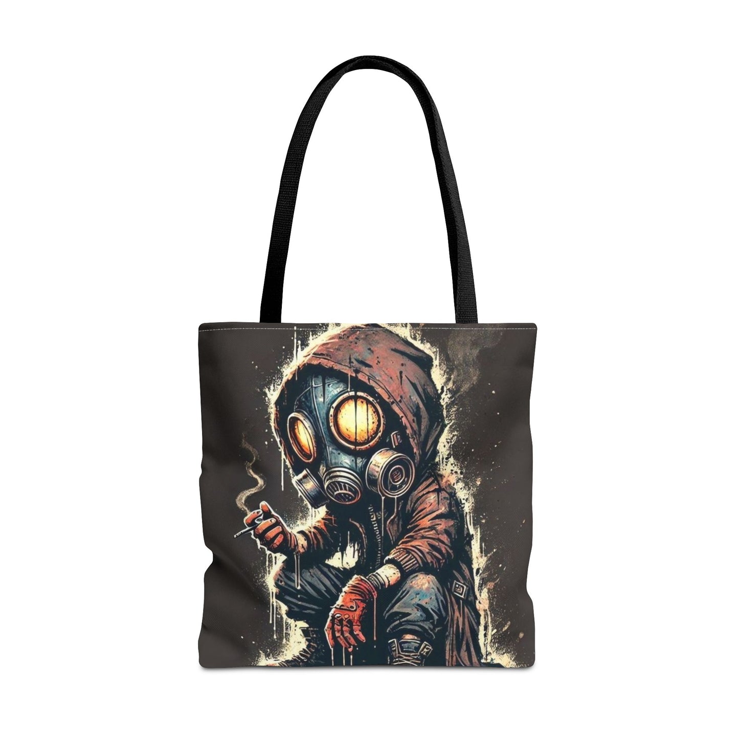 Gothic Tote Bag, Unique AOP Tote, Artful Shopping Bag, Edgy Gift for Her, Trendy Eco-Friendly Tote, Halloween Accessory