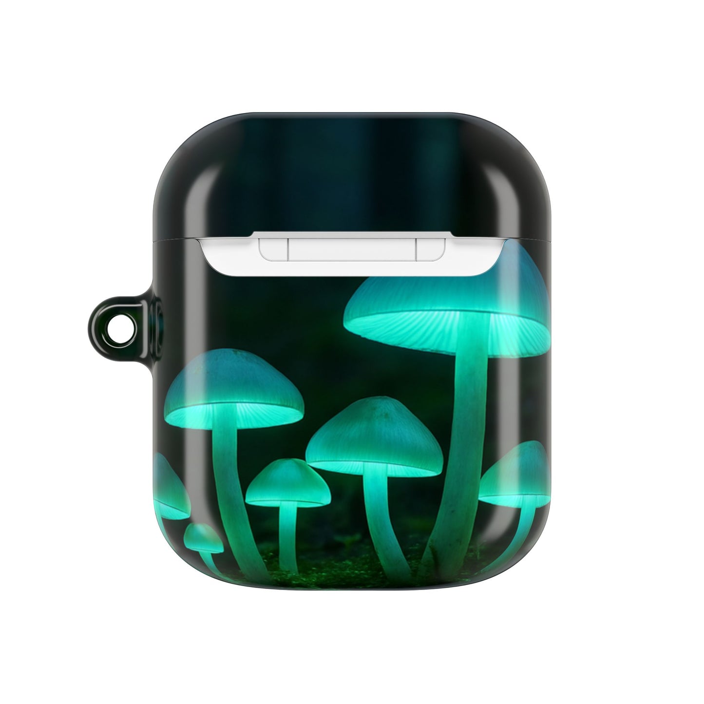 Mushroom Design AirPod Cases - Geometric Tech Design, Durable Cover, Gift for Tech Lovers, Unique Accessories, Perfect for Holidays