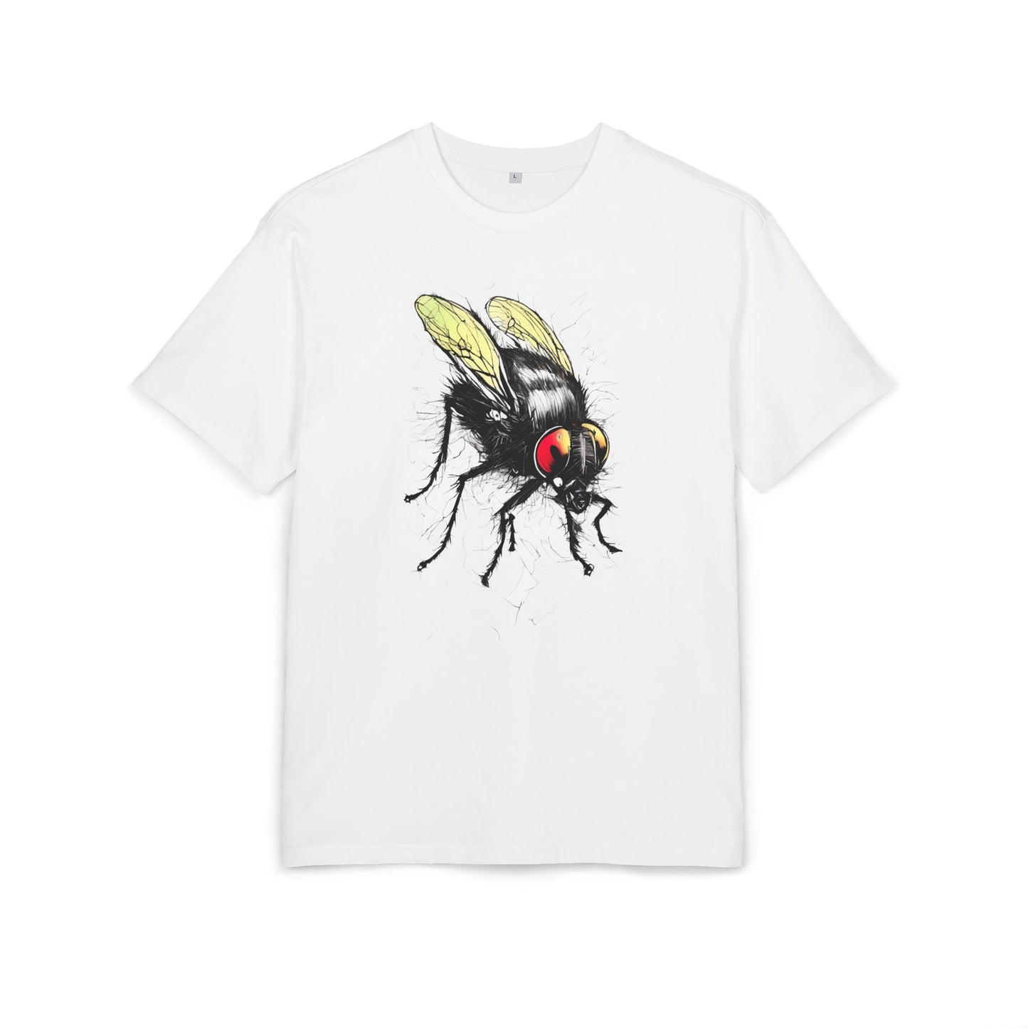 Bee-Inspired Unisex Heavy Oversize Tee, Casual Wear, Graphic T-Shirt, Gift for Nature Lovers, Summer Style, Eco-Friendly Fashion