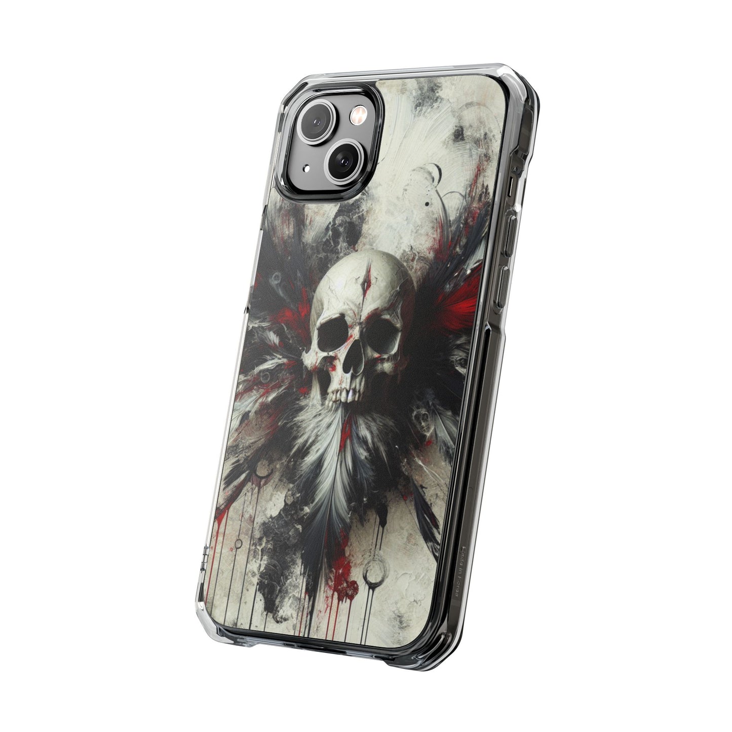 Gothic Skull Phone Case, Unique iPhone Cover, Edgy Smartphone Protector, Halloween Gift, Alternative Accessories