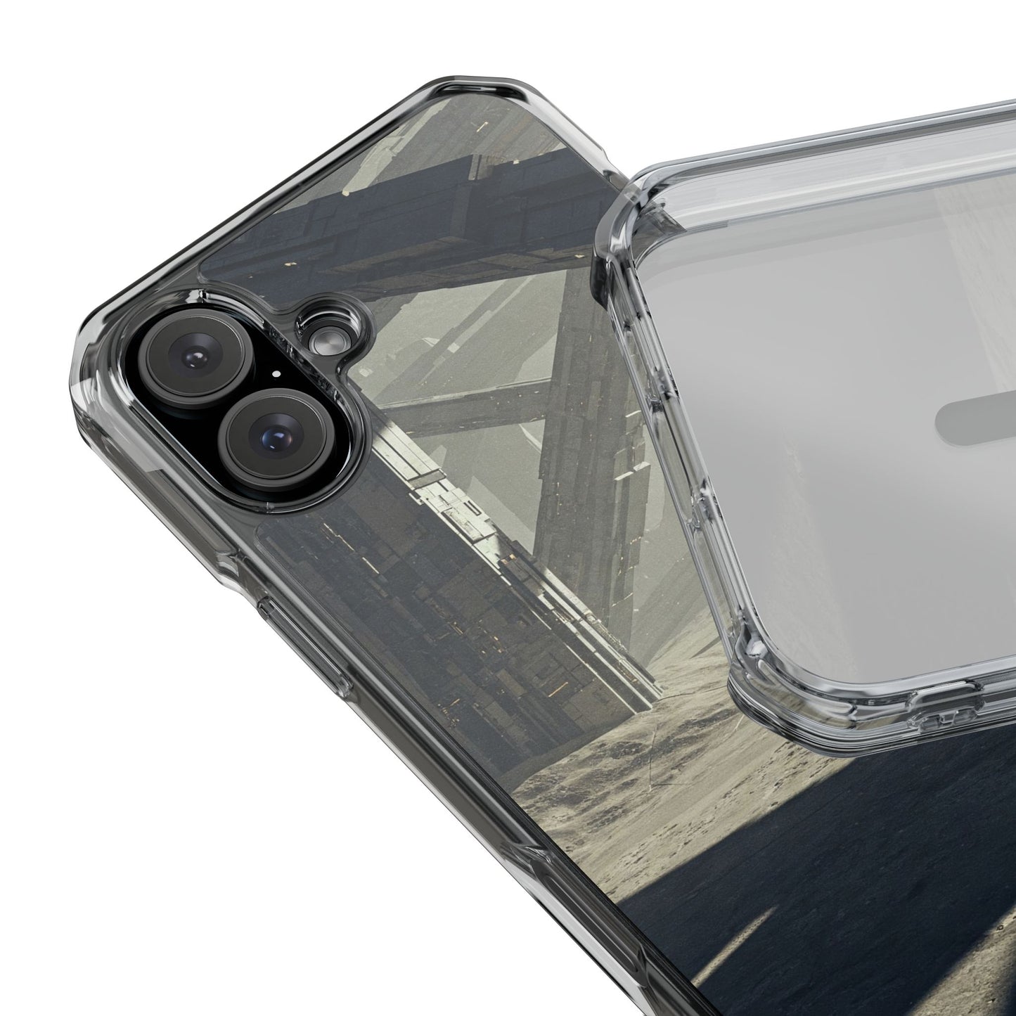 Magnetic Clear Impact Cases - Aesthetic Phone Protection, Unique Gift for Tech Lovers, Sleek Design for Minimalists