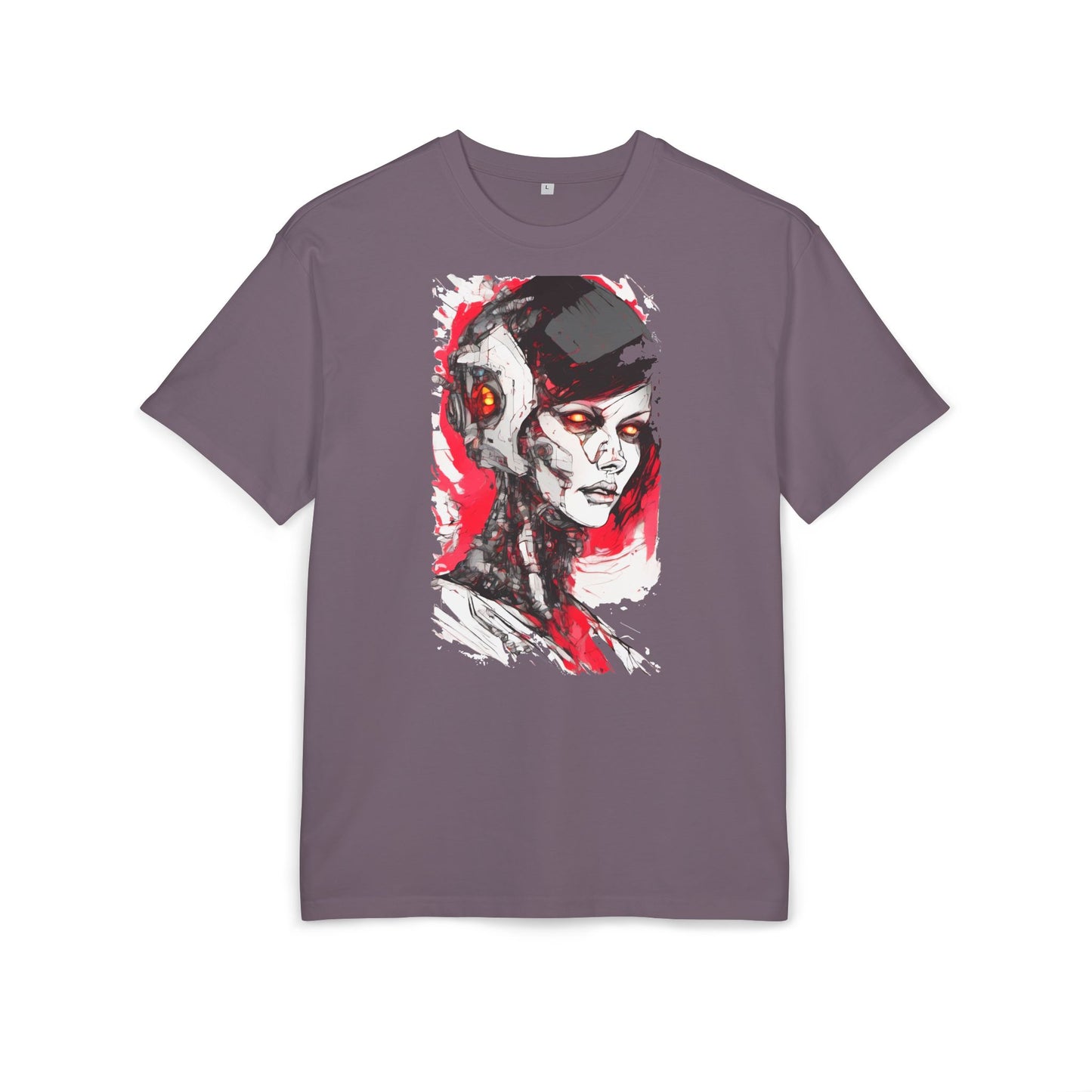 Cyberpunk-Inspired Unisex Heavy Oversize Tee | Graphic Tee, Streetwear, Gift for Gamers, Unique Fashion, Modern Art Apparel