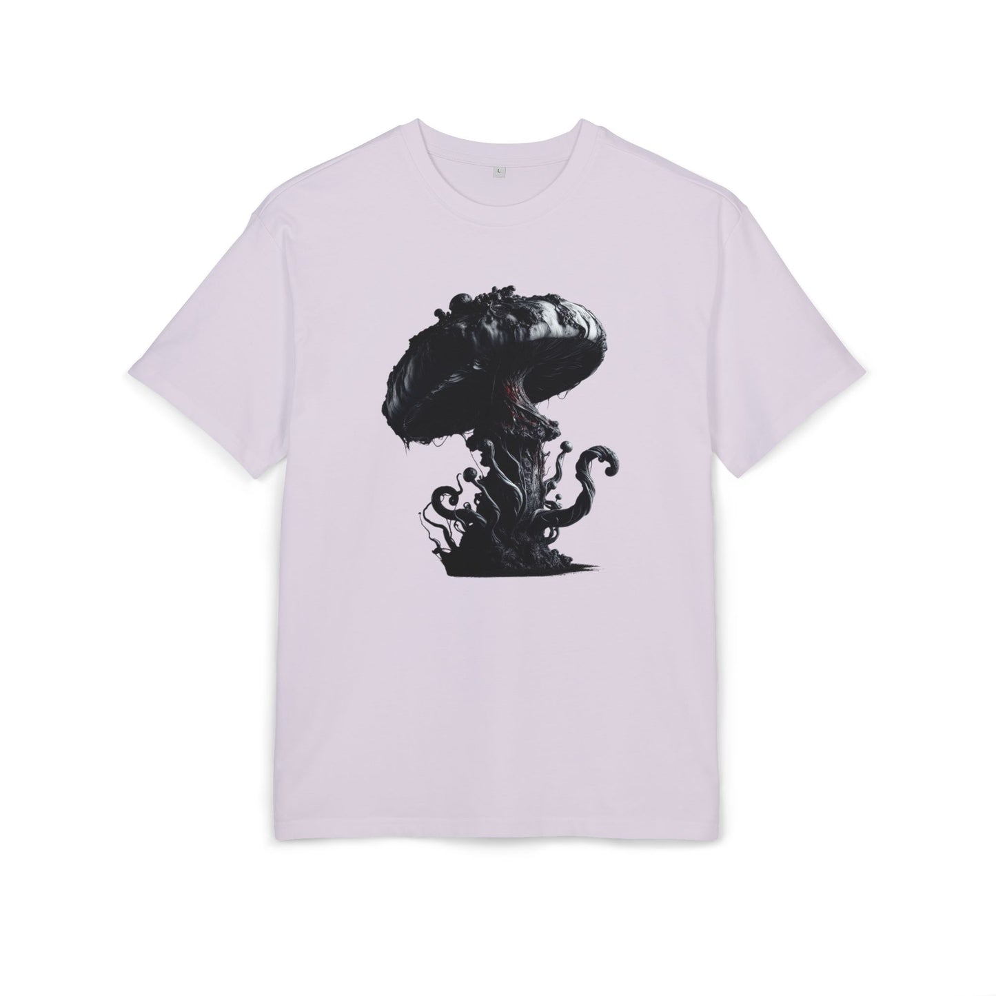Vintage Mushroom Graphic Unisex Heavy Oversize Tee