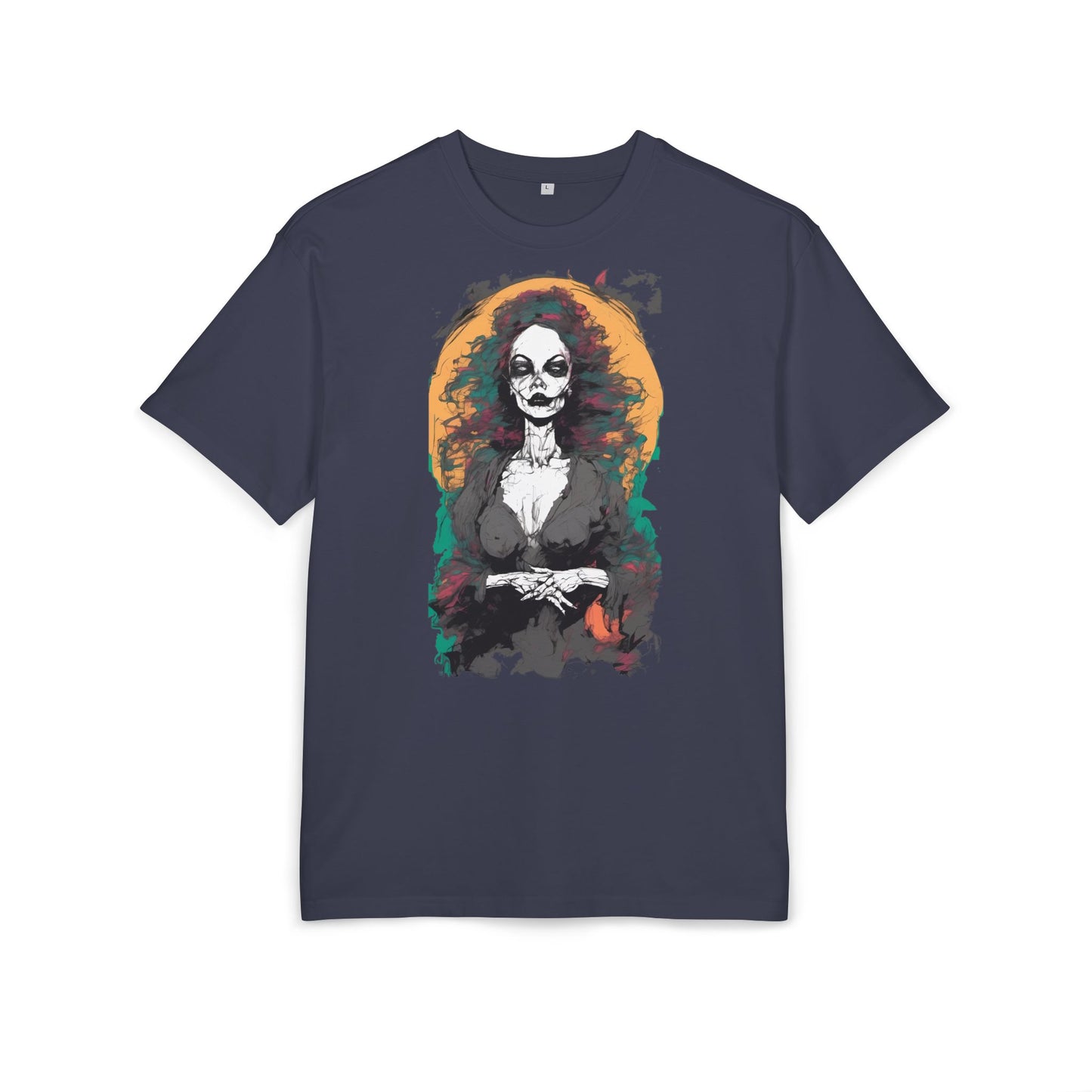 Gothic Art Oversized Tee - Perfect for Halloween Celebrations, Casual Outfits, Gift for Art Lovers, Unique Graphic Tee, Spooky Style