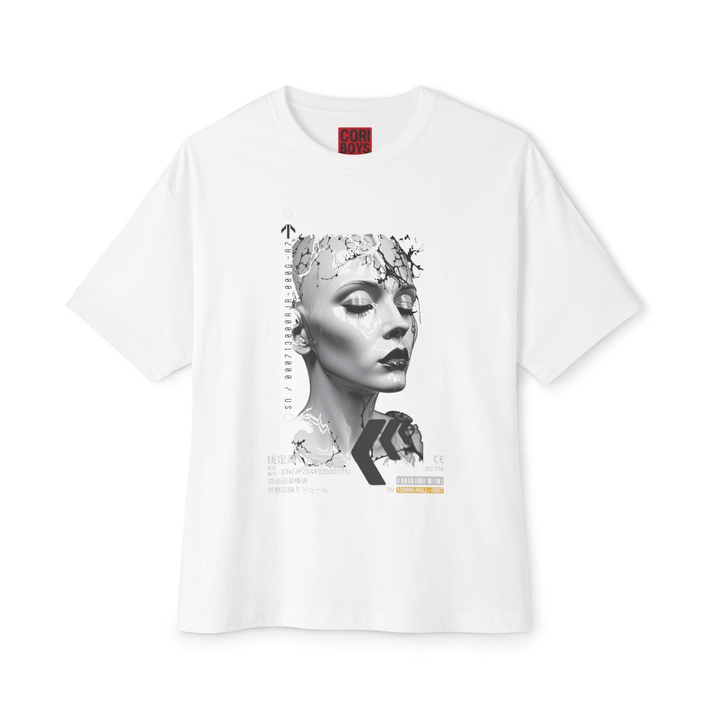 Chic Graphic Tee, Unisex Streetwear, Trendy Oversized Shirt, Modern Art T-Shirt, Casual Wear for Everyday Style