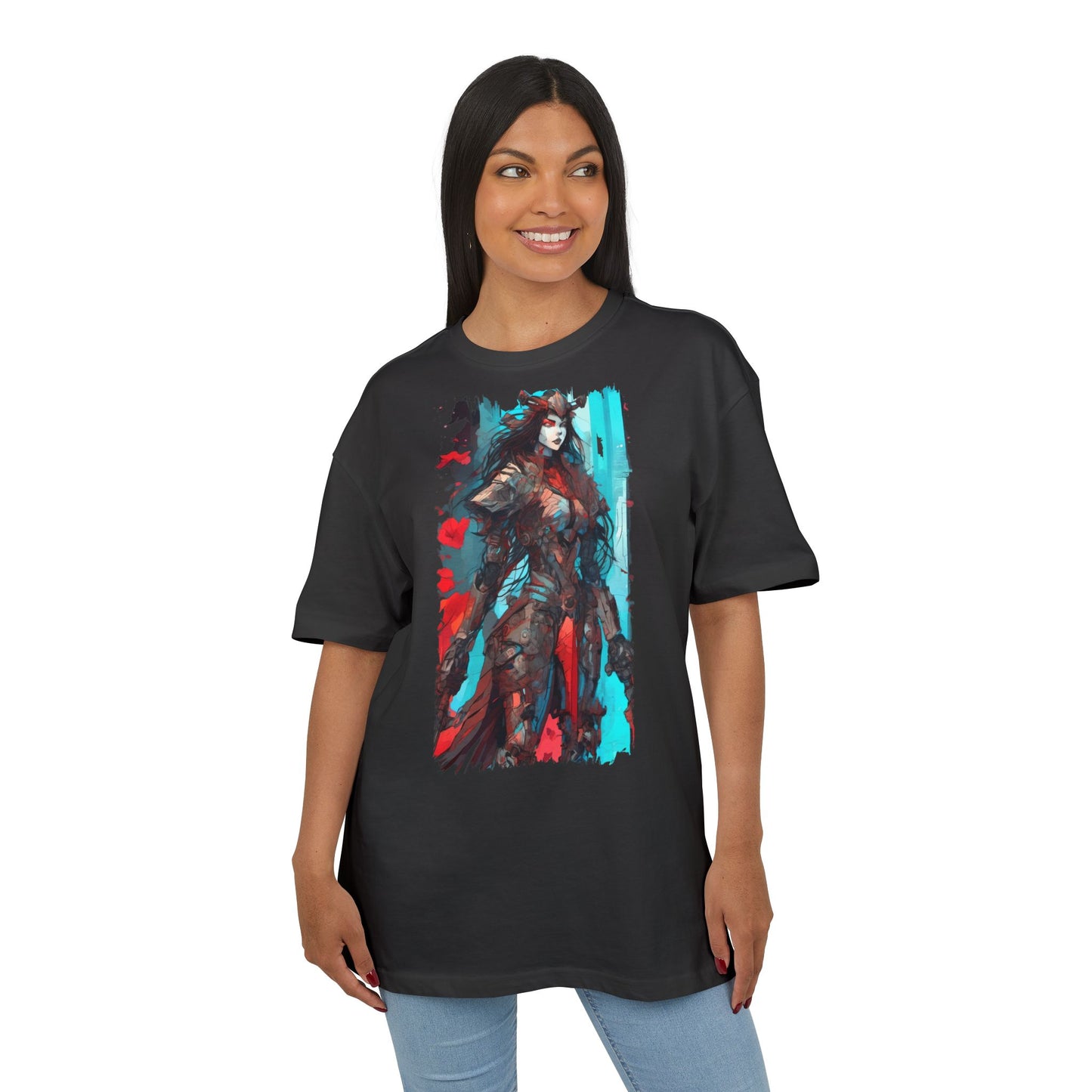 Stylish Graphic Oversize Tee with Fantasy Art, Unisex Casual Shirt, Anime Inspired Tee, Unique Gift for Gamers, Comfortable Everyday Wear