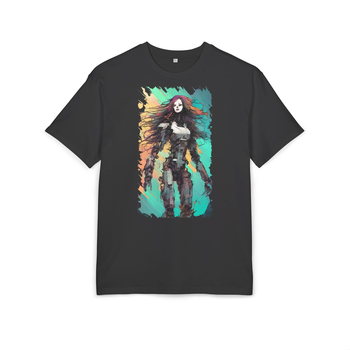 Artistic Graphic Tee, Casual Oversize Top, Unique T-Shirt Gift, Trendy Streetwear, Creative Fashion Statement