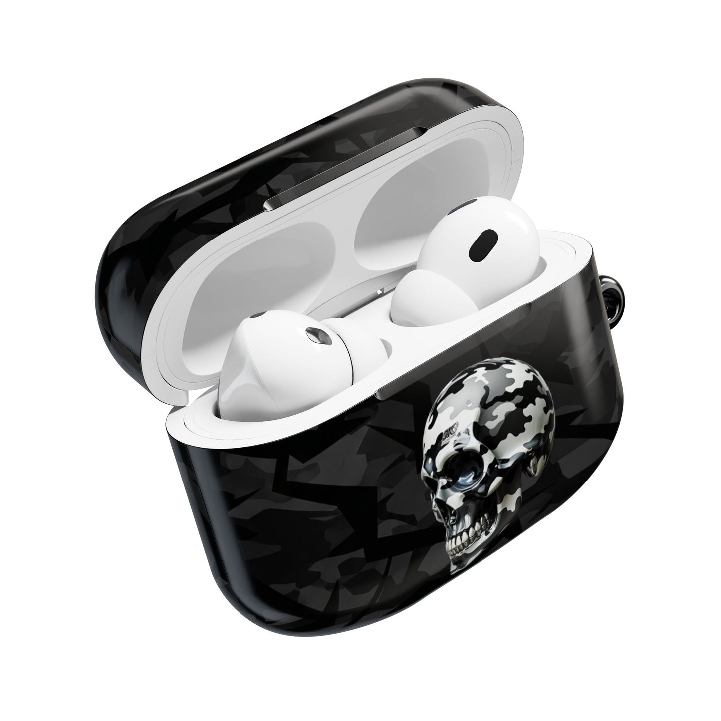 Edgy Skull AirPod Case | Unique Headphone Accessories | Gift for Music Lovers, Tech Enthusiasts, Birthdays, Holidays, Halloween