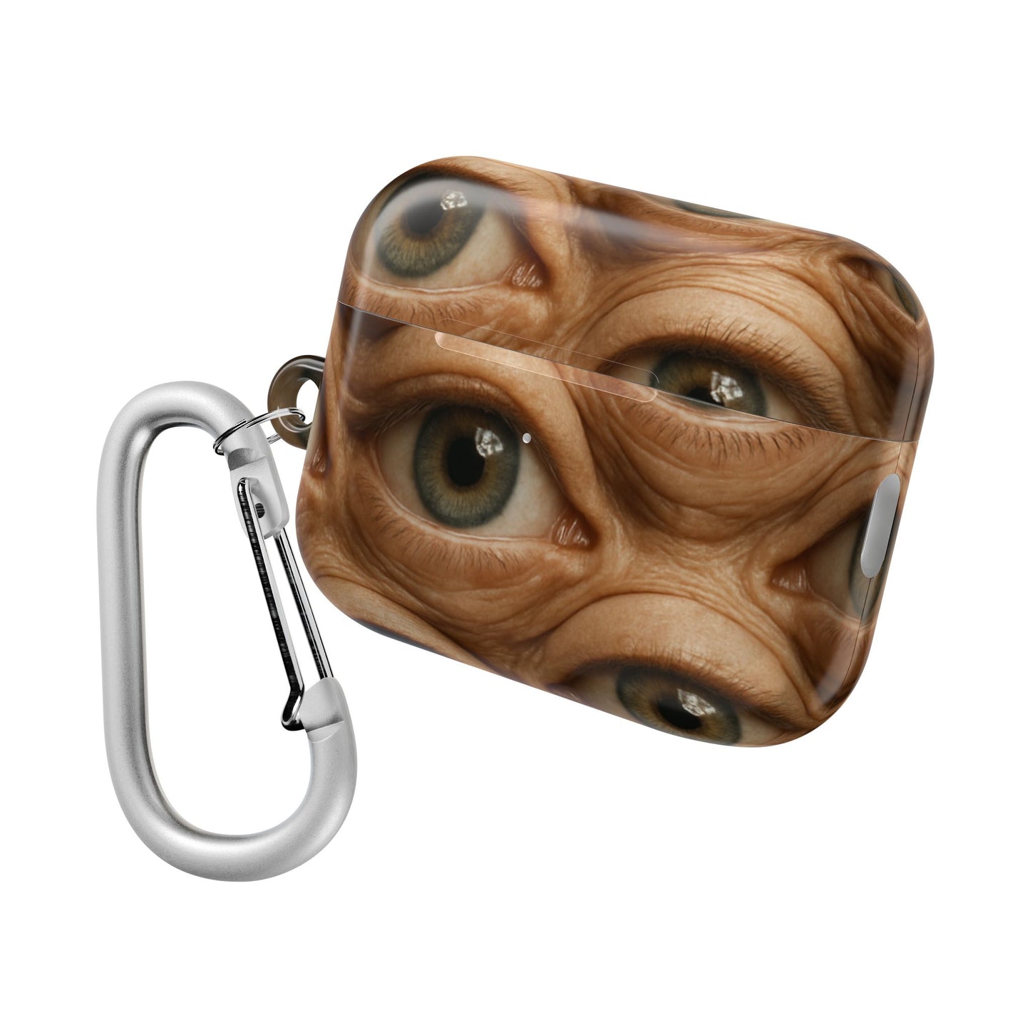 Unique Eye Pattern AirPod Case, Quirky AirPod Cover, Gift for Tech Lovers, Trendy Accessories, Fun Gadget Protection