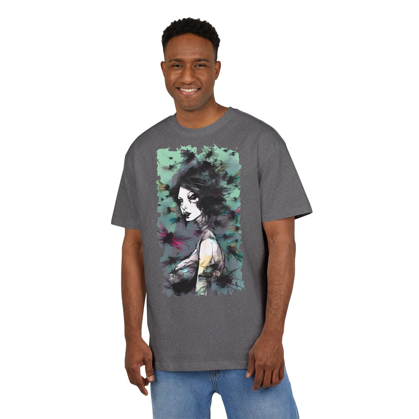 Artistic Oversize Tee - Unique Graphic Shirt for Creative Souls, Comfortable Fashion for Art Lovers, Unisex Casual Wear