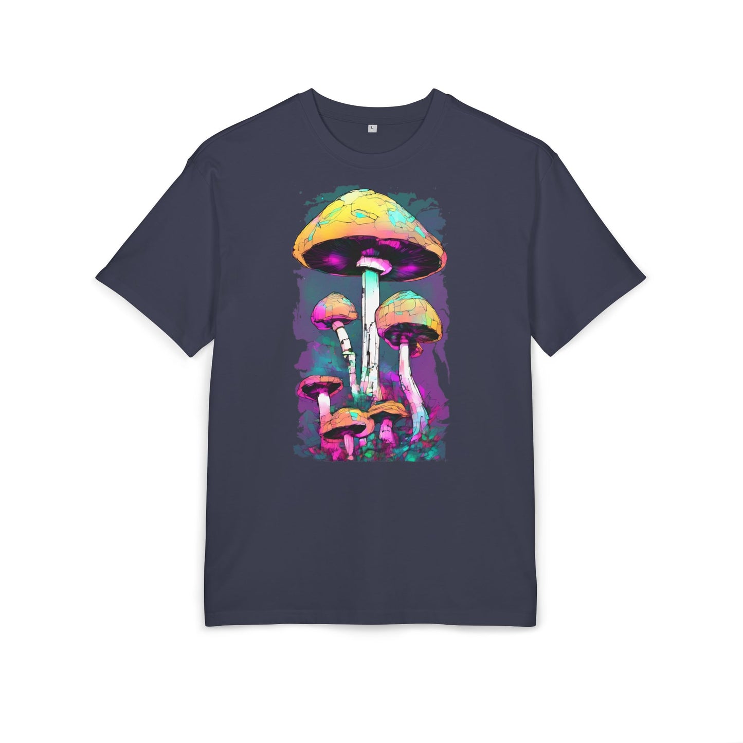 Trippy Mushroom Unisex Oversize Tee | Psychedelic Art Shirt, Retro Graphic Tee, Festival Wear, Gift for Nature Lovers, Streetwear