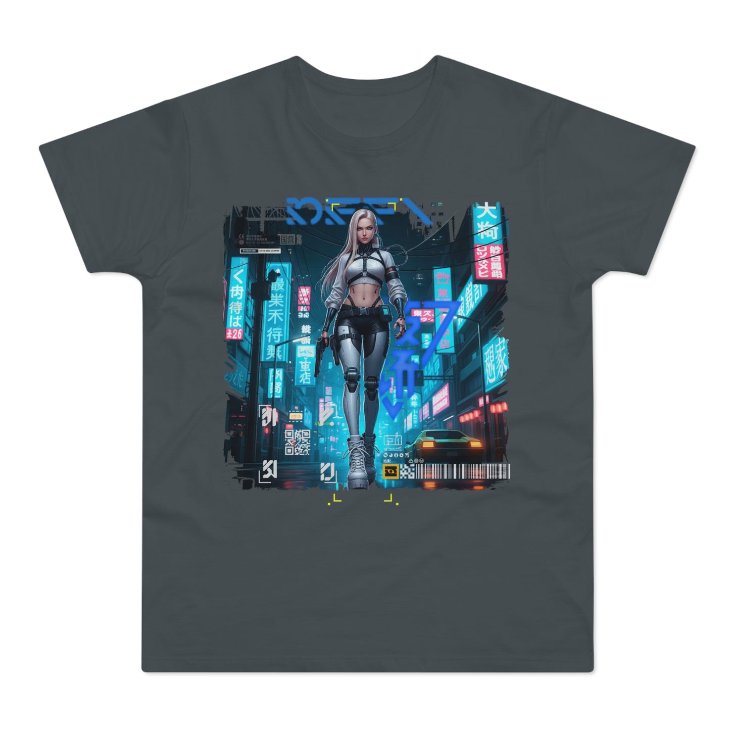 Urban Cyberpunk Unisex T-Shirt, Graphic Tee, Streetwear, Casual Outfit, Festival Wear, Gift for Tech Lovers