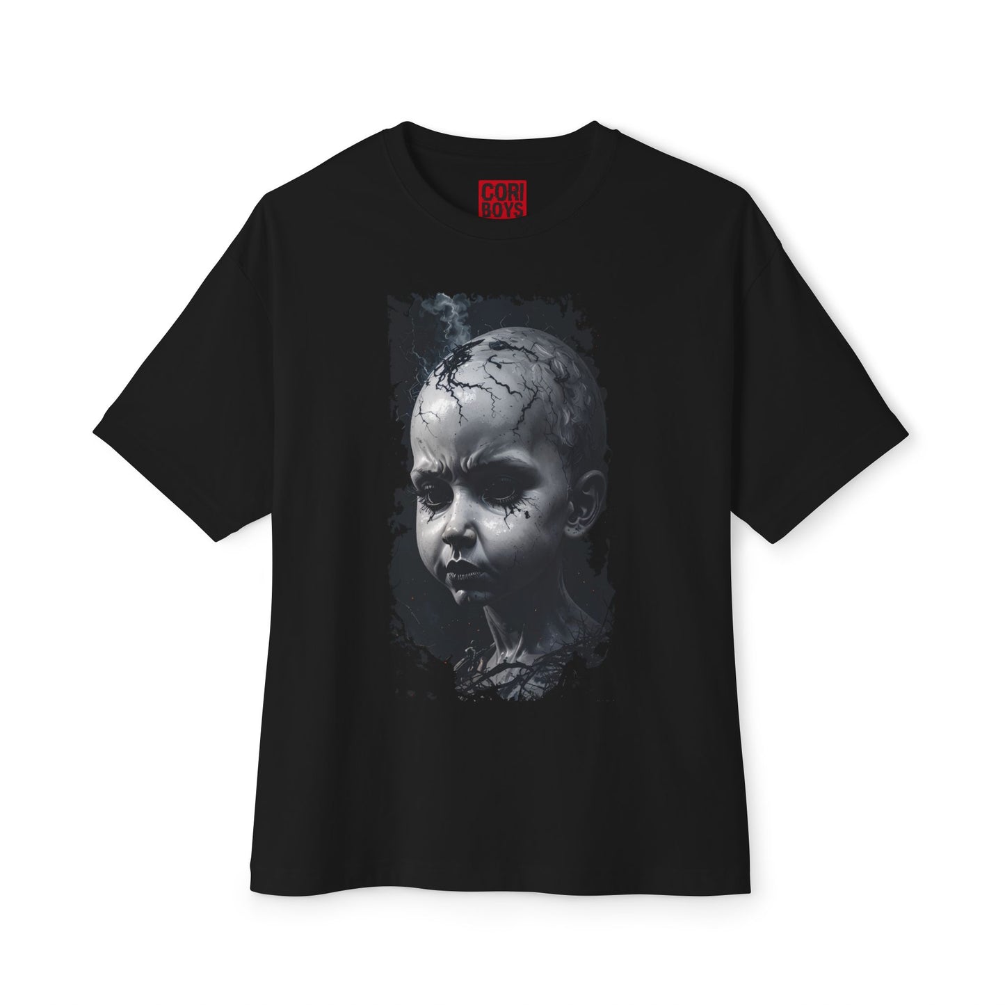 Edgy Unisex Oversized Tee - Streetwear Graphic Top, Casual Style, Everyday Wear, Unique Gift, Alternative Fashion